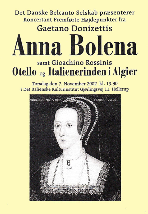 Anna Bolena koncert